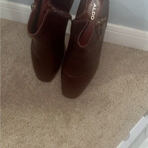 Aldo Women's Dark Brown Ankle Booties